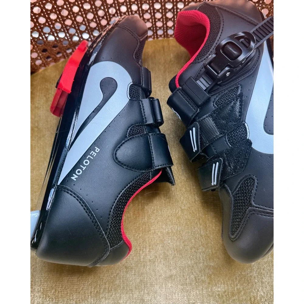 Peloton Indoor Cycling Shoes EU 38 US Women's 7.5 Black Look Delta Cleats spin
